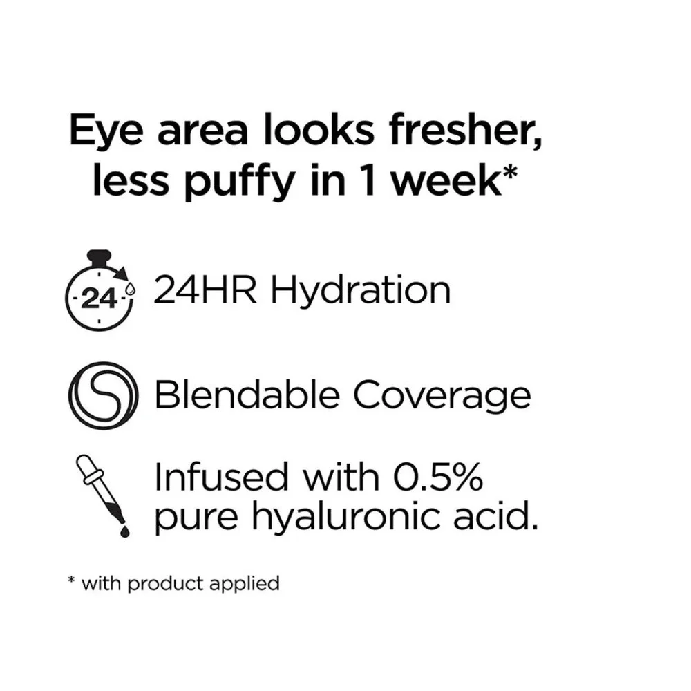 L'Oreal True Match Eye Cream in a Concealer Fair W1-2 Hyaluronic Acid Set of 3